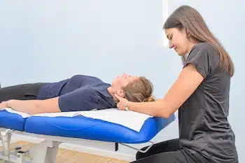 patient getting chiropractic coverage